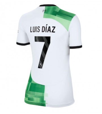 Liverpool Luis Diaz #7 Udebanetrøje Dame 2023-24 Kort ærmer